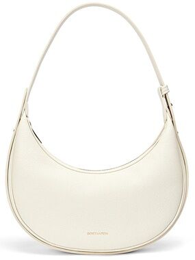 BOSTANTEN Cream Crescent Shoulder Bag